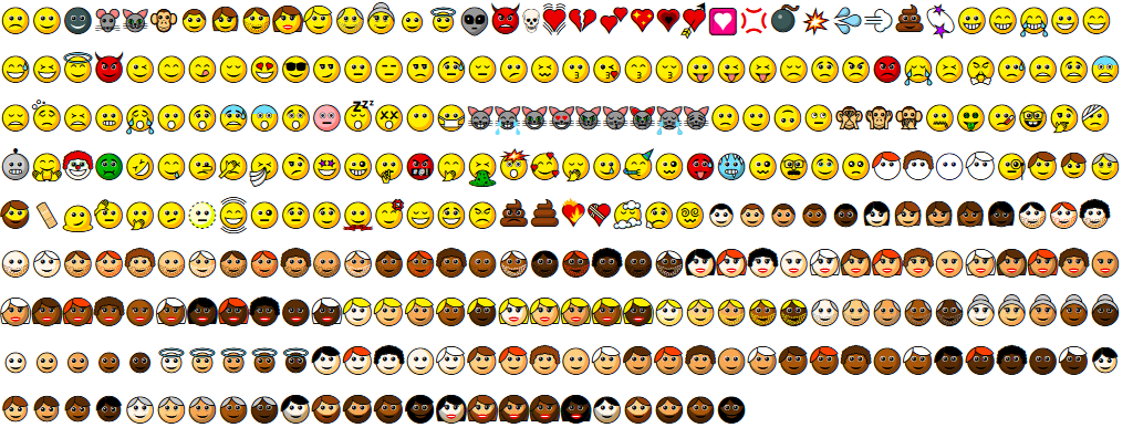 Sample image for Emoji characters in Catrinity